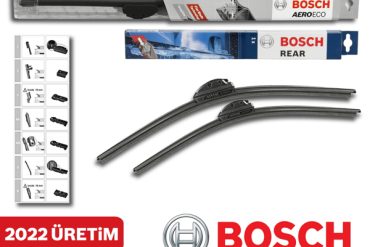 Renault Clio 4 Ön Arka Silecek Takımı 2012-2015 Bosch Aeroeco